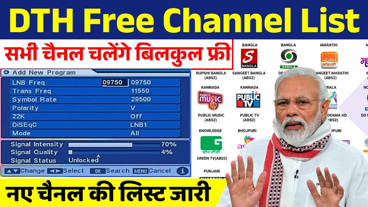 DTH Free Channel List