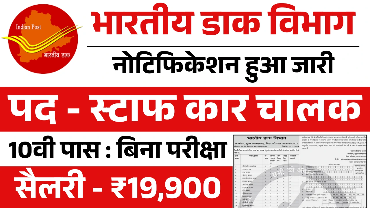 India Post Office Vacancy