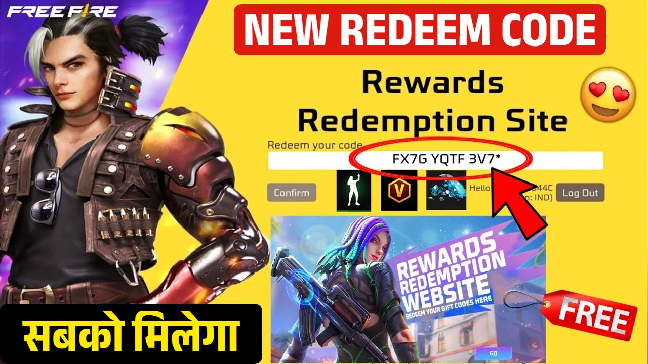 Free Fire MAX Redeem Codes