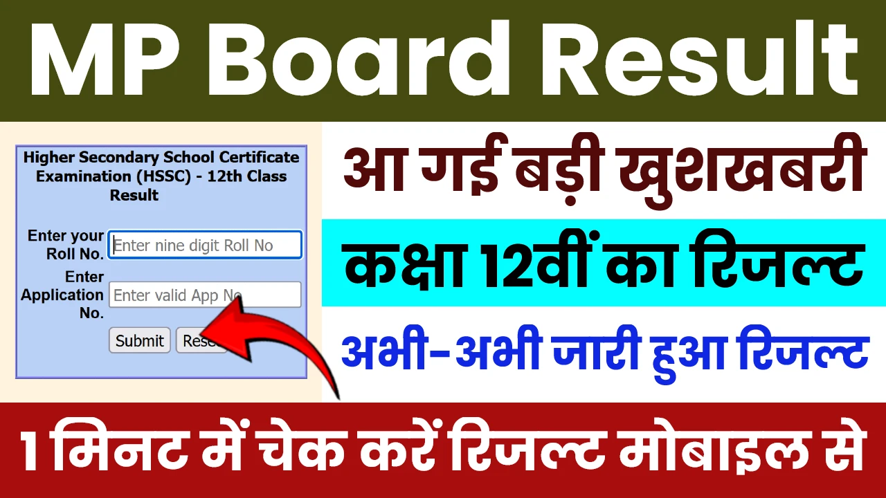 MP Board 12th Sarkari Result