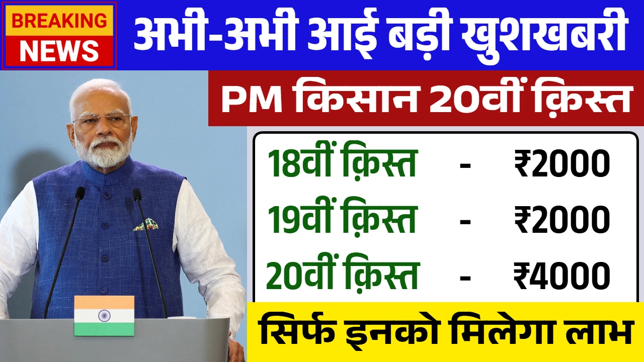 PM Kisan 20th Installment