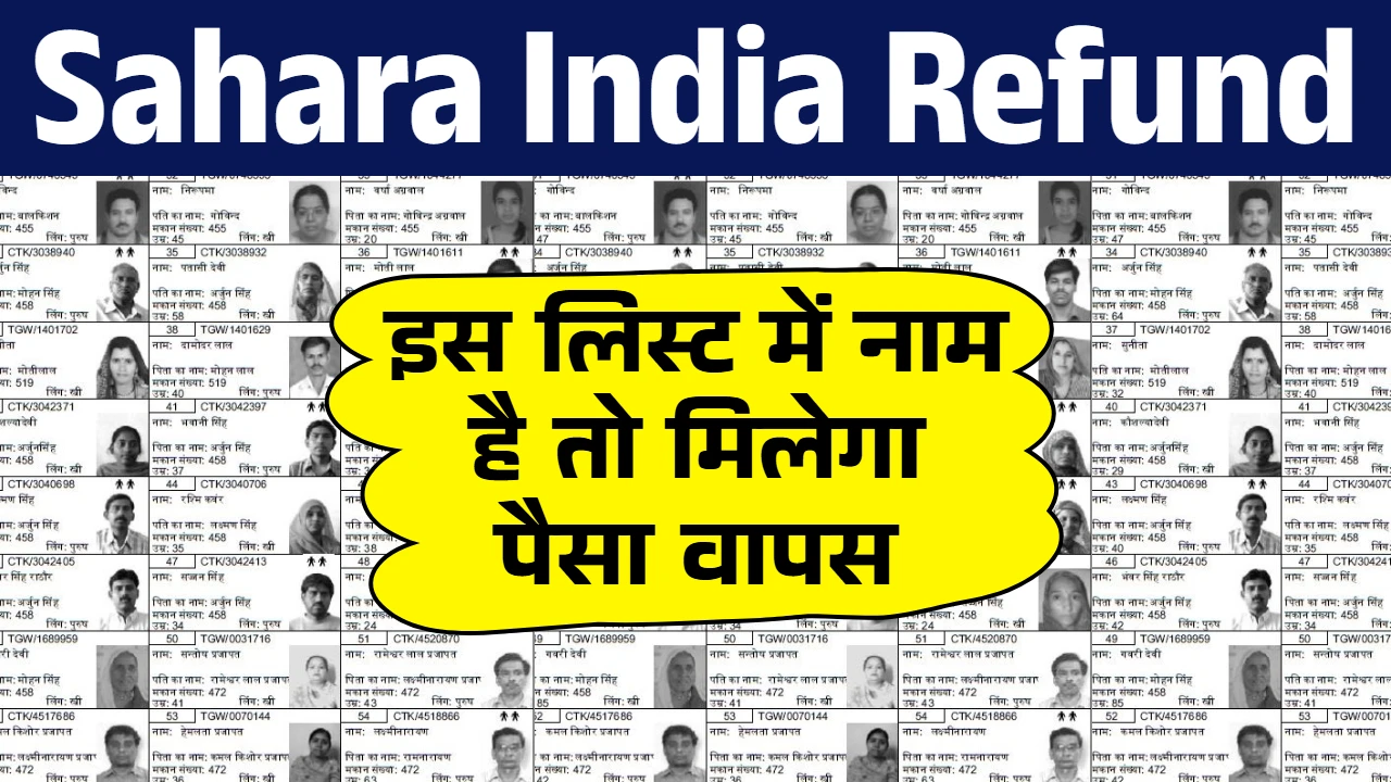 Sahara India Pariwar Refund List